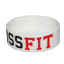 1PC CROSS FIT BRACELETS CrossFit Wristbands Silicone Bracelet Band White/Black