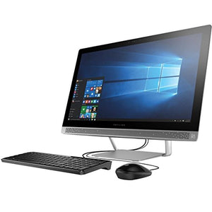 HP All in One Desktop 23.8 Inch Full HD 580AZ (1920x1080), 6th gen Intel Core i3-6100T processor, 3.2 Ghz, 8GB Ram, 1TB HDD,DVD Burner, WiFi/HDMI/Webcam, Win 10, Included Keyboard and Mouse