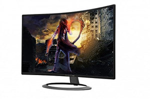 SCEPTRE 27" 160AZ Curved LED Monitor C278W-1920R Full HD 1080P HDMI DisplayPort VGA Speakers, Ultra Thin Brushed Metallic, 1800R immersive curvature, 2017