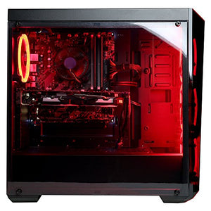 CYBERPOWERPC Gamer Xtreme 780AZ Desktop Gaming PC (Intel i5-7400 3.0GHz, AMD RX 580 4GB, 8GB DDR4 RAM, 1TB 7200RPM HDD, WiFi, Win 10 Home), Black - VR Ready