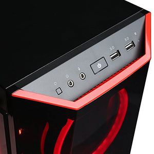 CYBERPOWERPC Gamer Xtreme 780AZ Desktop Gaming PC (Intel i5-7400 3.0GHz, AMD RX 580 4GB, 8GB DDR4 RAM, 1TB 7200RPM HDD, WiFi, Win 10 Home), Black - VR Ready