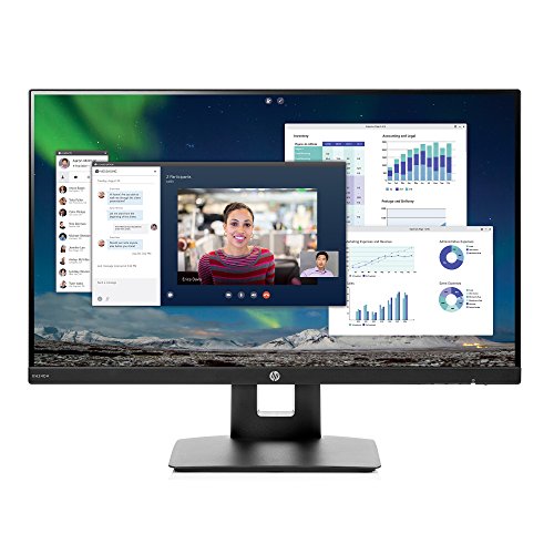 HP 23.8-inch 130AZ FHD IPS Monitor with Tilt/Height Adjustment and Built-in Speakers (VH240a, Black)