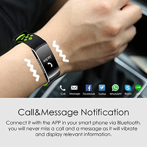 Heart Rate Fitness Tracker Wristband IP68 Waterproof