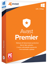 S6 Avast Premier 2019 5 year License key  (Limited time only)