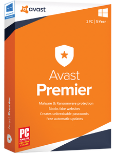 S6 Avast Premier 2019 5 year License key  (Limited time only)