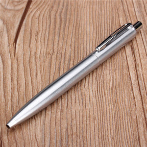 Hot Sale Stainless Steel Metal Ballpoint Pen Silver Trim