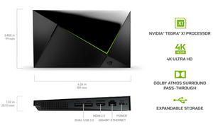 4K HDR Streaming Media Player SoC: Tegra X1 CPU: 2.0 GHz 4 ARM Cortex-A57 and 4 ARM Cortex-A53 64-bit cores Activated