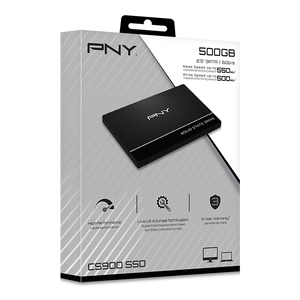 PNY OEM 500GB 2.5” SATA-III SSD Fast data 3 speeds