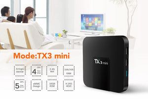 TAN TX MINI Android 7.1 KODI 17.3 Amlogic S905W 4K TV Box 2GB/16GB WIFI LAN HDMI CECds