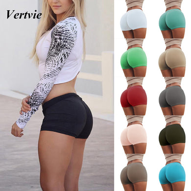 Sexy Women Yoga Shorts Hips Push Up Running Gym Bottoms Tights Clothing Slim Fitness Jogging Femme Sport Short New