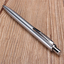 Hot Sale Stainless Steel Metal Ballpoint Pen Silver Trim