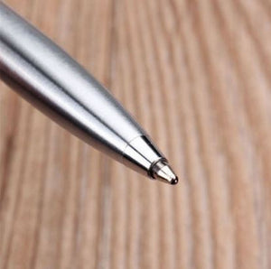 Hot Sale Stainless Steel Metal Ballpoint Pen Silver Trim